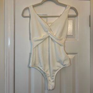 Off-White Brazilian Bodysuit, Size Small